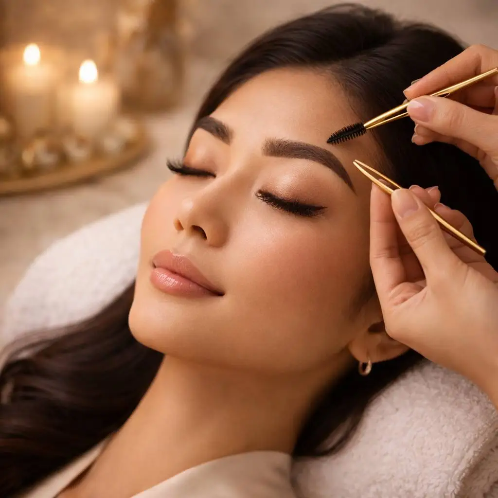 Lashes and brows